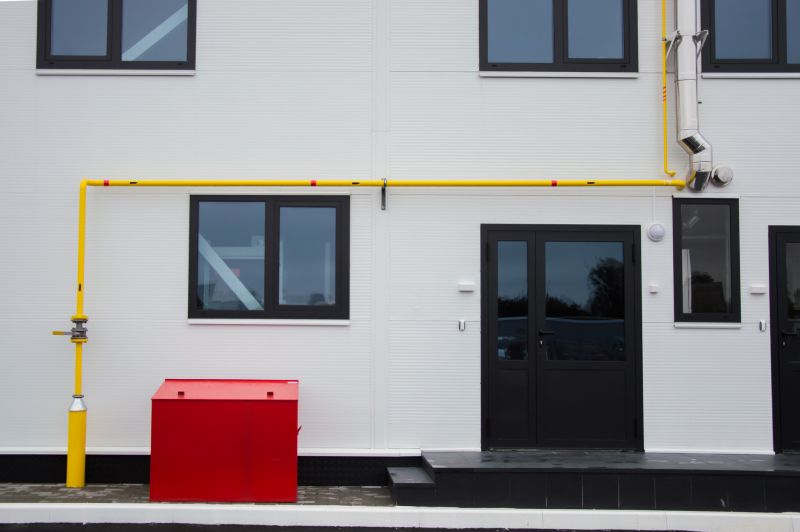 Gas Line Relocation detail